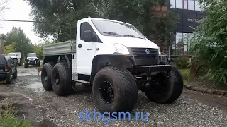 ГАЗель NEXT 6х6 / Снегоболотоход СКБ 600-09