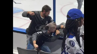 Woman Lightning Fan Bloodies Man in Fan Fight! WOW! 4K pt2