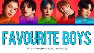 ♫ A.C.E →  'FAVOURITE BOYS' Lyrics (Colour Coded Han_Rom_Eng)