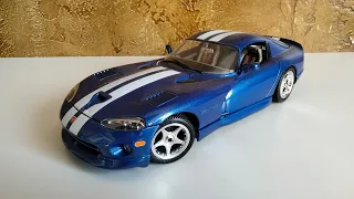 Dodge viper GTS Bburago 1:18 vs 1:24 Обзор моделей