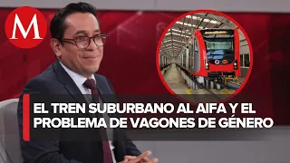 Buscan crear un sistema de transporte seguro para mujeres en el Tren Suburbano: Max Noria