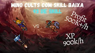 [Tibia] - [EK 250+] - EK Hunt solo Mino cults full Profit 500k/h / 900k/h XP