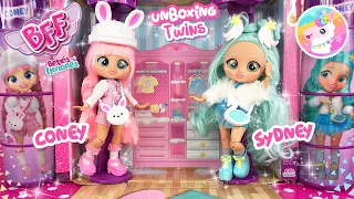 BFF Cry Babies Twins 🐰CONEY and SYDNEY    Series 1 ~ Cry Babies | Kitoons