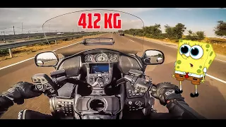 Honda GOLDWING 1800 ⚡️ 413kg جربنا أتقل موطور