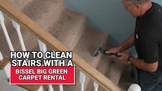 How To Use A Bissell Big Green Carpet Rental On Stairs - Ace Hardware