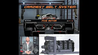 The CRAZIEST Belt System You've Ever Seen; Supercar Rotary 5 Rotor - Mid-Engine