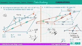 ✍📐Clase Completa de [CUADRILÁTEROS]-Teoría y Practica-Aprende desde Cero.