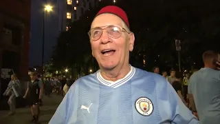 Man City fans celebrate Champions League triumph: "I've waited 60 years to see that"｜UCL｜Guardiola