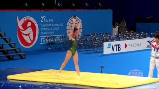 2019 Trampoline Worlds, Tokyo (JPN) – Viktoriia DANILENKO (RUS), Qualifications Women’s Tumbling