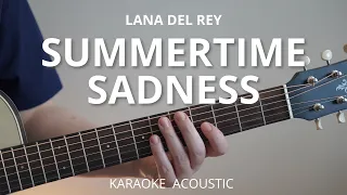 Summertime Sadness - Lana Del Rey (Karaoke Acoustic Guitar)