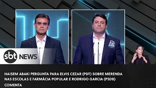 Haisem Abaki pergunta para Elvis Cezar e Rodrigo Garcia comenta | Debate Governador SP