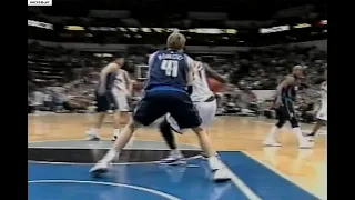 NBA On NBC - Dirk Nowitzki Eliminates Kevin Garnett! (Mavs Sweep Wolves 3-0) 2002 Playoffs