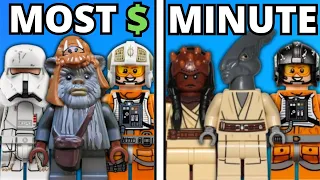 LEGO Star Wars' Most Expensive Minifigures vs. Screen Time (4K)