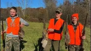 Four Pheasants Down!!!! Ohio Youth Pheasant Hunting October 2022!!!!