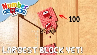 NUMBERBLOCKS | Oh No! Bad Day for 100! (OFFICIAL) | Shredding Simulation