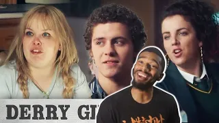 AMERICAN REACTS TO Derry Girls | Season 1 Episode 1