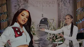 Natti Natasha revela como se enteró Becky G de su embarazo durante Ram Pam Pam