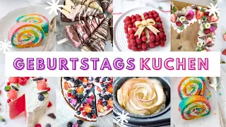 Besondere Geburtstagstorten / Geburtstagskuchen backen | 7 Kuchen-Ideen mit WOW-Effekt  | TRYTRYTRY