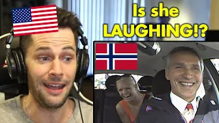 American Reacts to Stoltenberg Driving a Taxi Undercover