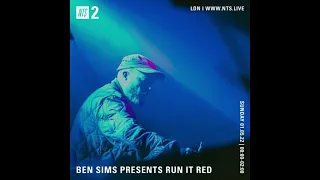 BEN SIMS Pres RUN IT RED 88 (Extended Version) April 2022