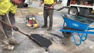 Asphalt Patch Repair - Cut, Remove & Replace