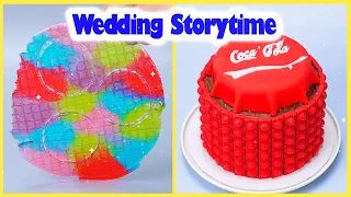 Drama With Bestfrend's Wedding Cake 🥵 Satissfying Cake Decorating Storytime