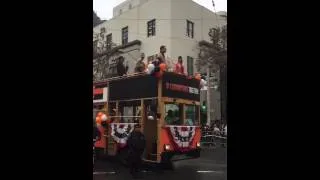 2014 San Francisco Giants Parade - Trophies Passing By