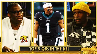 Chad Johnson breaks down why Jalen Hurts & Lamar Jackson are Top 5 NFL QBs | CLUB SHAY SHAY