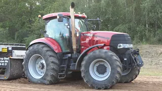 Case IH Puma 210 doing everything it can to get the sled to the Fullpull line | Tractor Pulling DK