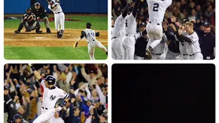 2001 World Series game 4 Derek Jeter walk off ESPN Radio Jon Miller call