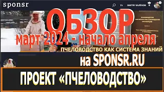 Что опубликовано на платформе "Пчеловодство" на sponsr.ru