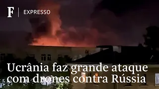 Rússia acusa Ocidente pelo maior ataque com drones da Ucrânia | CENAS DA GUERRA