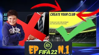 ΠΡΩΤΟ VIDEO ΄΄CREATE A CLUB΄΄ ΓΙΑ ΤΟ FIFA 22 // CREATE A CLUB EP.1 //