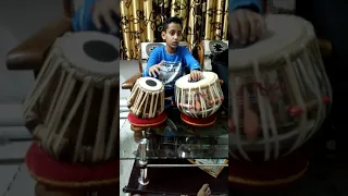 Shri ram chandra on tabla made by Tanmay Somani