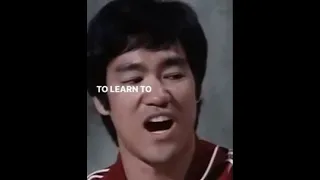 Bruce Lee Motivation | Empty your cup so that it may be filled; become devoid to gain totality |