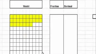 Representing Fractions and Decimals Using Base-10 Blocks (English)