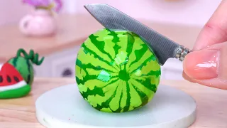 Cocomelon Cake 🍉 Miniature Watermelon Fondant Cake Decorating | 1000+ Satisfying Miniature Cake
