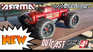 New Arrma Outcast 4S 2.0 1st Bash OMG!!