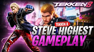 TEKKEN 8 Most High Level Gameplay of Steve - Steve Fox VS Bryan