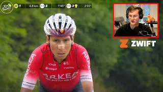 Nairo Quintana DISQUALIFIED from Tour de France 2022 | Lanterne Rouge x Zwift