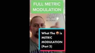 Metric Modulation Explained in 60 Seconds! (Part 2) #Shorts