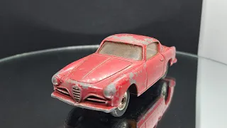 Diecast Restoration Dinky Toys Alfa Romeo  1900 coupe  no/185  1961/63