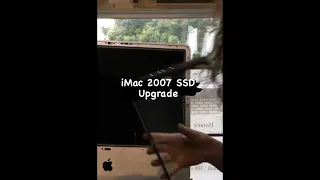 iMac 2007 SSD upgrade #apple #repair #ssd #imac #diy #upgrade