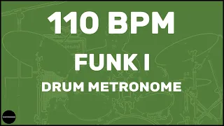 Funk | Drum Metronome Loop | 110 BPM