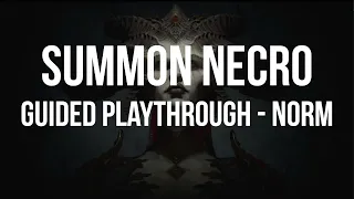 Diablo 2 - Hell Guided Playthrough SUMMON NECRO - Part Normal