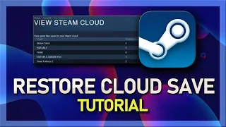 How To Restore Steam Cloud Saves on Windows