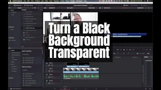 Remove Black Background from footage with Davinci Resolve