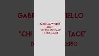 #tileggounastoria "CHI DICE E CHI TACE" di Chiara Valerio