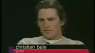 Christian Bale Talks American Psycho To Charlie Rose | Part 1/2