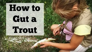 How to Gut a Trout